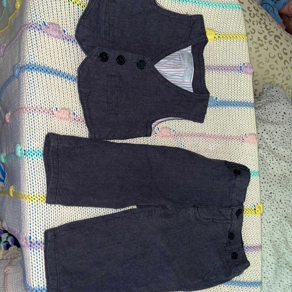 Button Up Vest & Matching Pants